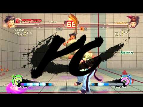 SSF4 Makoto (JiaxiangX) vs Juri (Relon4)