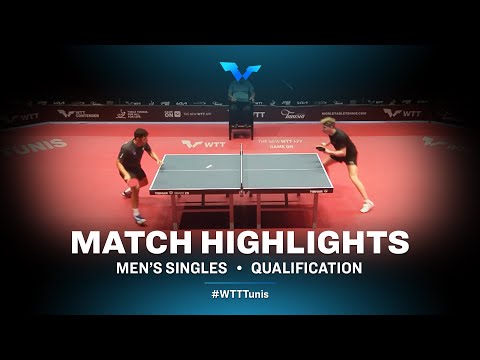 Stoyanov Niagol vs Naumi Alex | WTT Contender Tunis | MS | Qual