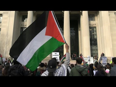 Video Thumbnail: MIT students extend pro-Palestinian protest encampment | AFP