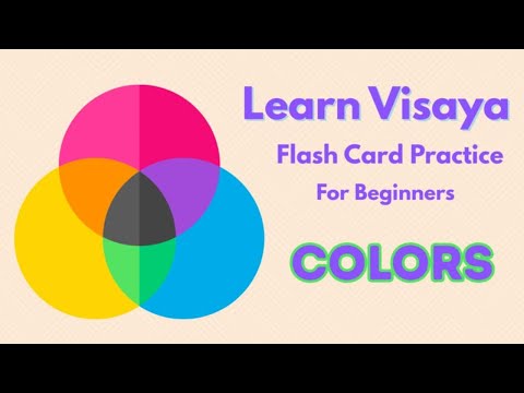 COLORS | Learn 20 New Visaya Words  |  Flashcard Practice for Beginners