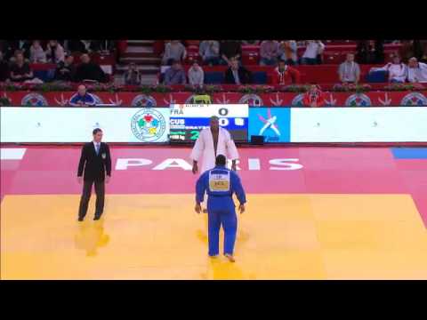 Judo Grand Slam Paris 2013: Semi Final +100kg  RINER, Teddy (FRA) - BRAYSON, Oscar (CUB)