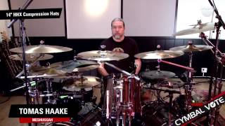 Video thumbnail for CYMBAL VOTE - Tomas Haake Reviews the 14" HHX Compression Hats by SABIAN Cymbals