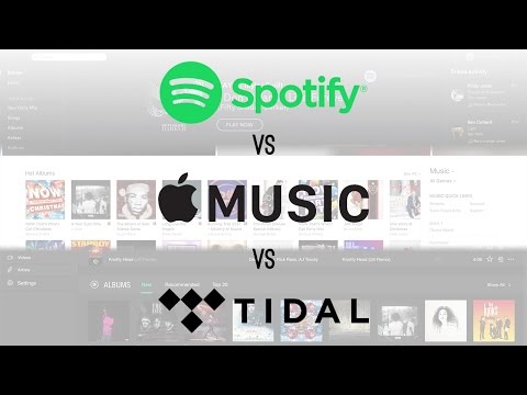 Spotify Vs. Apple Music Vs. Tidal