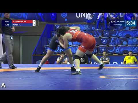 Repechage WW - 68 kg: M. MORIKAWA (JPN) v. R. AYARI (TUN)