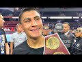 VERGIL ORTIZ JR. IMMEDIATE REACTION AFTER A TKO VICTORY VERSUS KAVALIAUSKAS