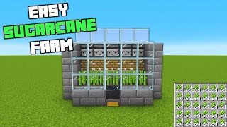 Minecraft: Easiest Automatic Sugarcane Farm! [1.20+]