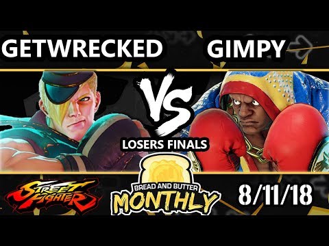 BnB 5 SFV - SonicBoxx | geTwrecKed (Ed) Vs. Gimpy (Balrog) - Street Fighter V Losers Finals