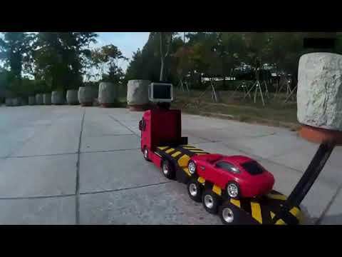 RASTAR vilkikas su automobiliu valdomas RC Mercedes-Benz Actros, asoort.,74940 video
