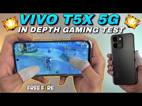 Thumbnail for Vivo t5x 5g phone in depth gaming test ￼free fire gaming test
