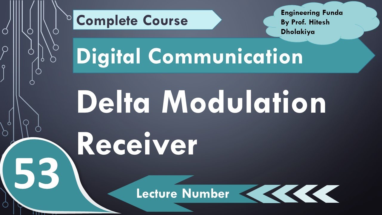 Delta Modulation Receiver (Basics, Block Diagram, Working & Waveforms) Explained
