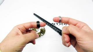 How To Use A Ring Sizer And Mandrel Tutorial Jewelry Making Sizing Rings