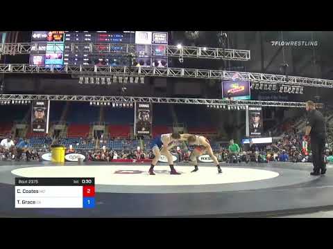 132 Lbs Semifinal - Christopher Coates, Missouri Vs Travis Grace, California B5c8