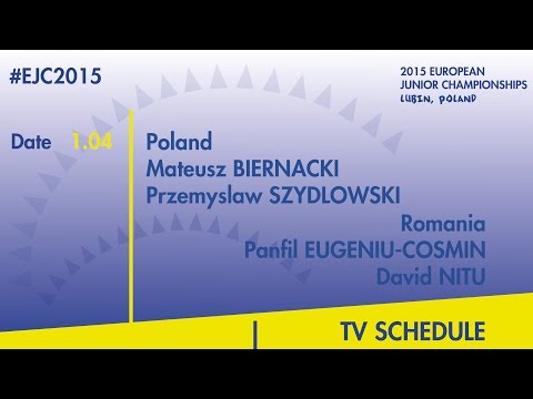 M.Biernacki/P.Szydlowski(POL) VS. P.Eugeniu-Cosmin/D.Nitu(ROU) #EJC2015 Lubin, Poland