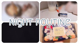 【night routine】暇な日 / 勉強 / 中学生 / 休校中 ☽°.*