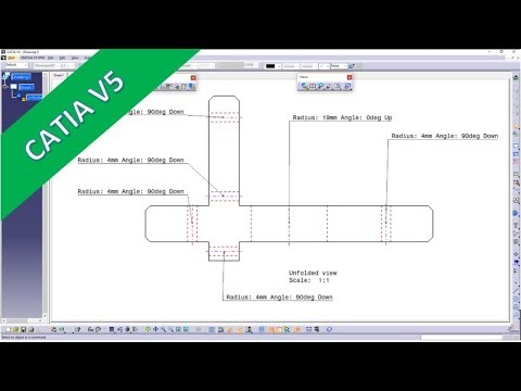 Bend Annotations Catia v5 Training Basics Drafting
