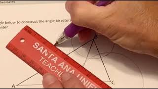 How to Locate the Incenter of a Triangle