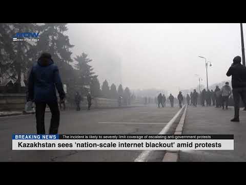Kazakhstan sees 'nation-scale internet blackout' amid protests