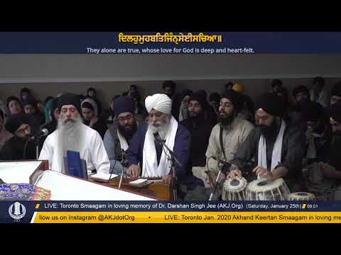 009 Toronto Jan 2020 Aasaa Dee Vaar Keertan - Bhai Tejinderpal Singh Jee Doola Veerjee