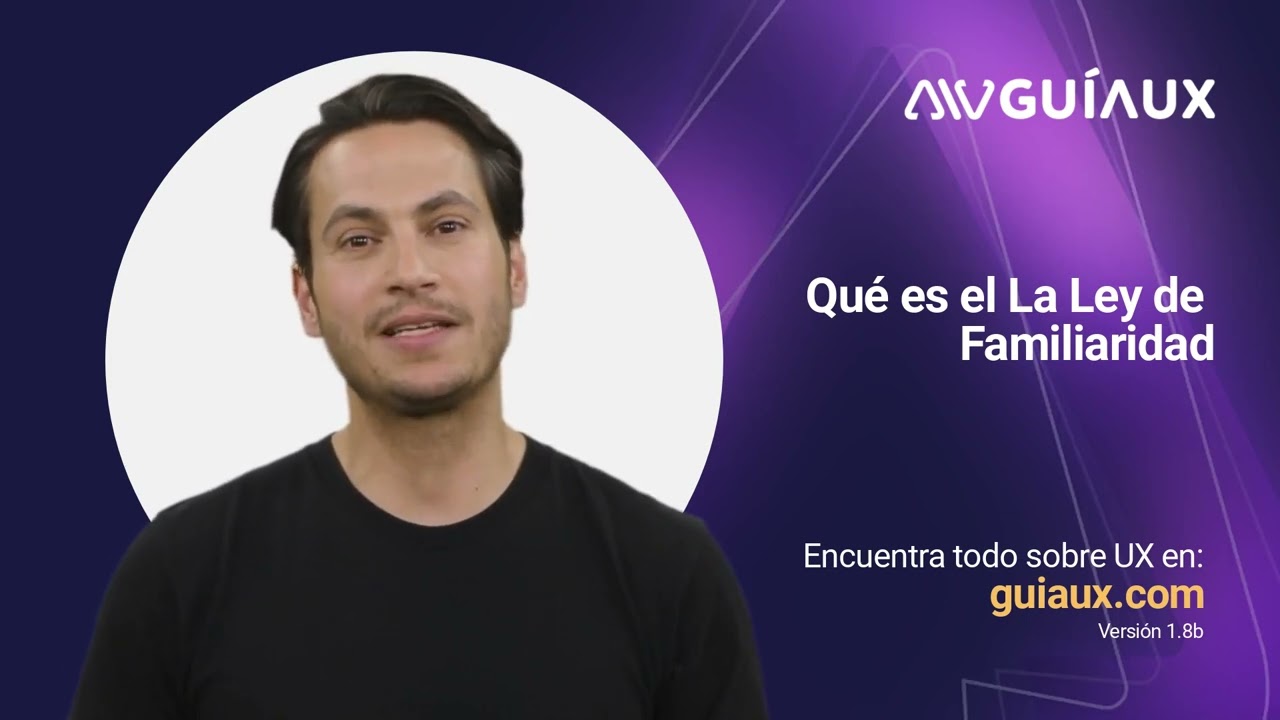 Qué es la Ley de Familiaridad/Significado en el diseño de interfaces de usuario.