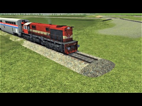 Trains vs Unfinished Railroad Tracks #1 | Most Dangerous Train Line ||