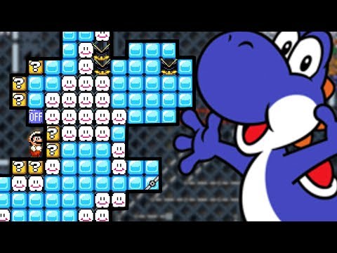 Super Mario Maker 2 🔧 Blue Yoshi Castle!