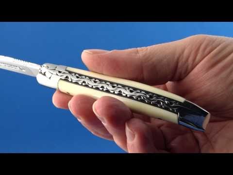 Laguiole en Aubrac Taschenmesser Warzenschweinnzahn - www.pizzini.at