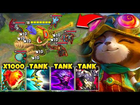 I invented the most broken Teemo build you'll ever see... (UNKILLABLE TANK CARRY)