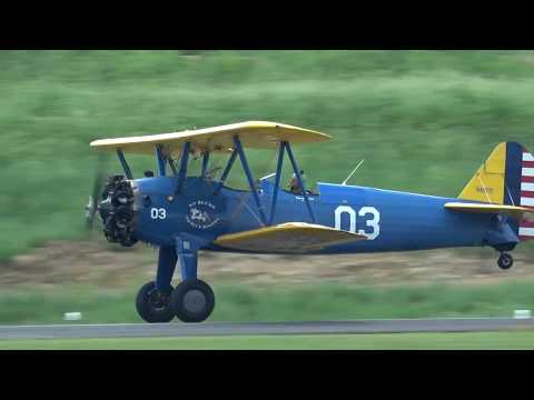 David Brown   Stearman 03 Aerobatics   Front Royal Airshow 2017