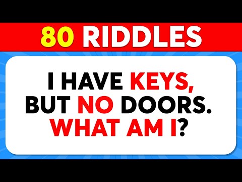 Only a Genius Can Solve These 80 Riddles 🧠✅ Brain Teasers & Riddle Quiz 🧩
