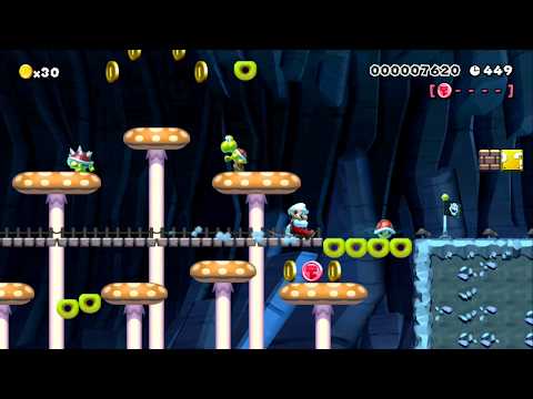 (2-3) Raspberry Ruins by Kyevmu - SUPER MARIO MAKER - NO COMMENTARY 1bb