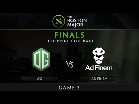 OG vs Ad Finem | Boston Major | Finals | Game 3