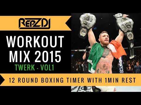 🔥 REPZ DJ - Boxing Workout Timer   12' 3Min Rounds, 1Min Rest   Fight Music   Hip Hop Trap Twerk 🔥