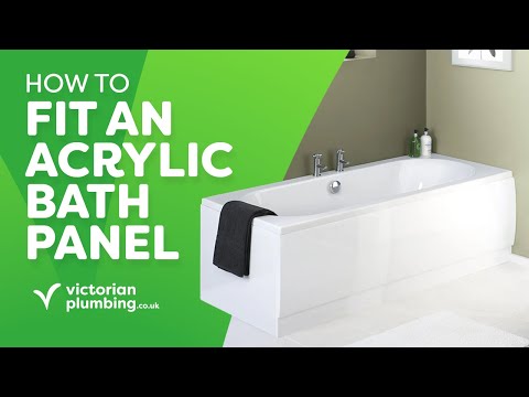 How to Fit an Acrylic Bath Panel | Victorian Plumbing