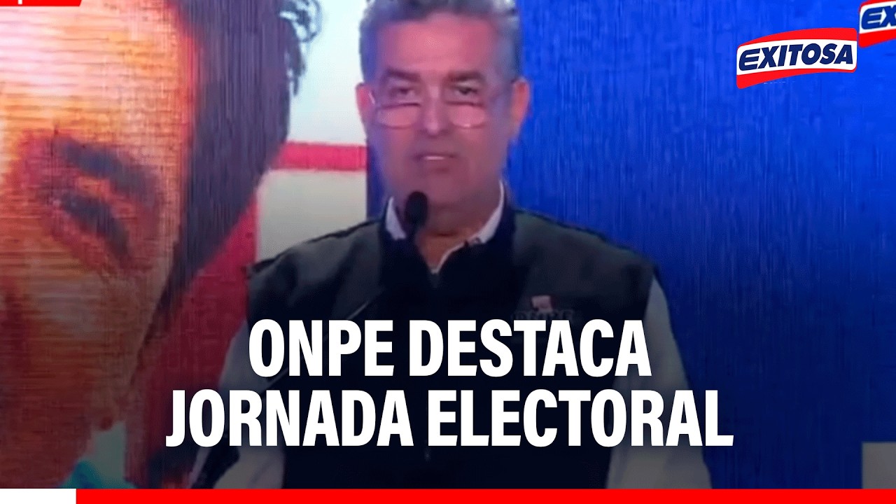 🔴🔵 Elecciones Municipales y Regionales: ONPE destaca jornada electoral