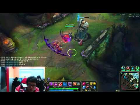 SKT T1 Scout as Kassadin vs Faker as Leblan Mid