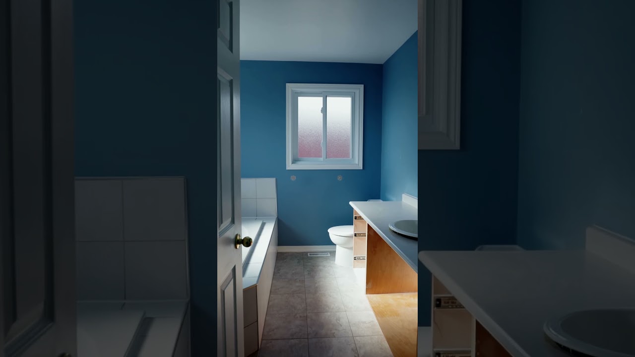 Bathroom renovation walkthrough