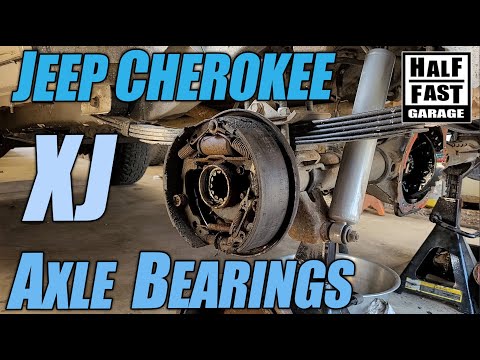 Jeep Cherokee XJ Rear Axle Bearing Replacement - Unknown Vibration on the $200 Jeep