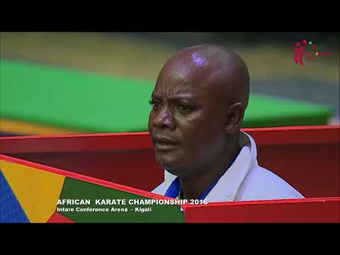 Bikoka Mbako Nardy (CONGO) vs Kollo Ndzomo Jean Marc (CAMEROON) || Male Kumite -67 KG
