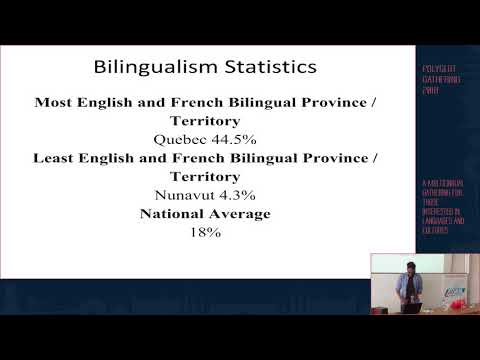 Canada – A Multilingual Country (With 2 Official Languages) - Matthew Schleifer | PG 2018