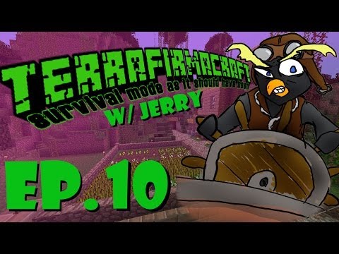 TerraFirmaCraft Introduction w/ Jerry - Episode 10 - Plans and Basic Smithing