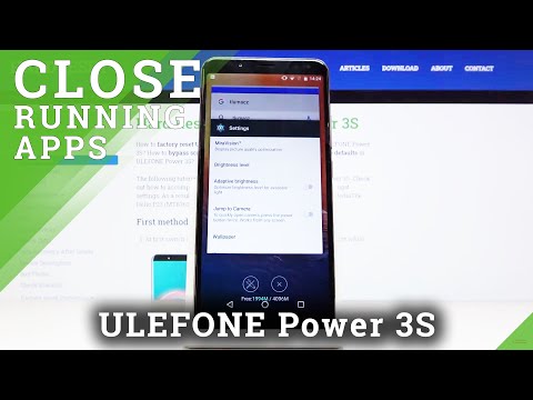 How to Turn Off Running Apps on ULEFONE Power 3S – Stop Background Applications
