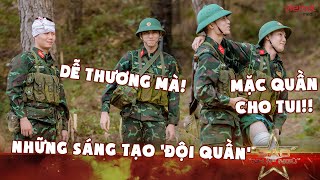 Việt Hoàng 'tuột quần' be Huỳnh Lập, SOOBIN buộc nơ cho thương binh | Huấn luyện quân y cười bể bụng