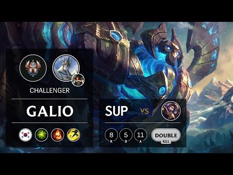 Galio Support vs Blitzcrank - KR Challenger Patch 9.23