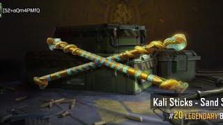 1st ever Legendary Melee "Kali Sticks - Sand Scepters" Gameplay with Overview in Call of Duty Mobile