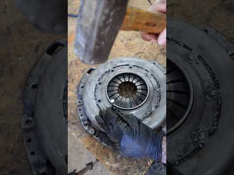 DIY Clutch Pressure Plate Clock #diy #mechaniclife #homemade  #cars #metalworking #castorworkshop