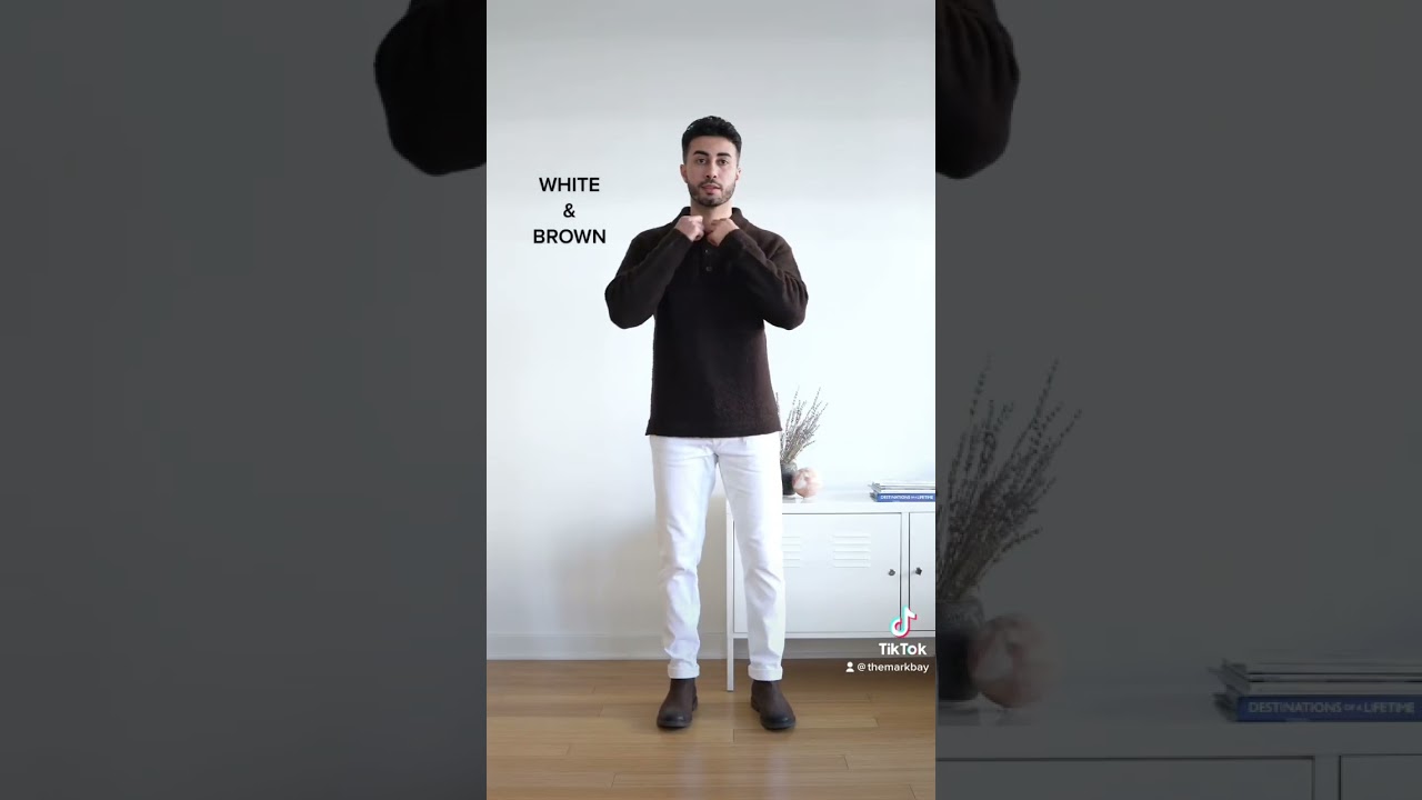 How to style white pants in winter #fashionshorts #howtowear