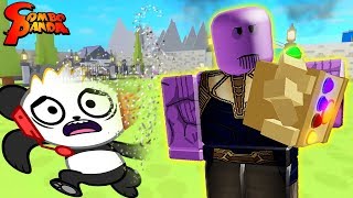 Lets Play Games With Combo Panda ฟร ว ด โอออนไลน ด ท ว ออนไลน - thanos used infinity snap to destroy me let s play as thanos in roblox superhero