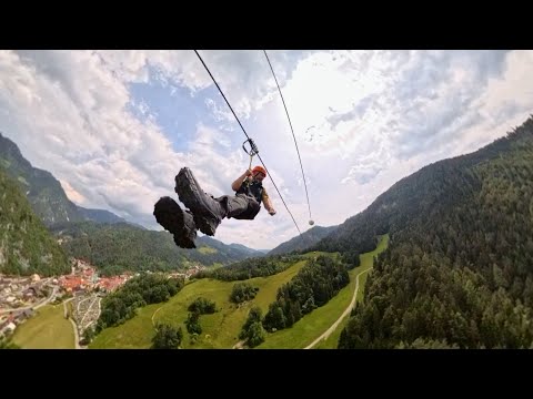Zipline Fun at Olimpline / Črna na Koroškem - @insta360