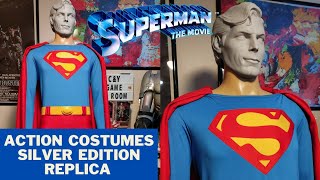 Action Costumes Silver Edition 2022 - Superman The Movie Christopher Reeve Costume Replica