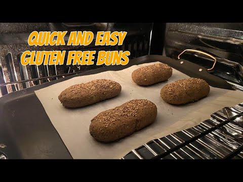 Gluten-Free Hotdog and Hamburger Buns